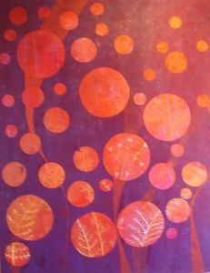 Peinture de Sylve Laurier: Poème végétal 3