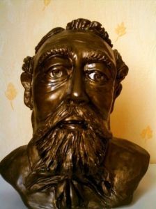 Sculpture de eddy: jules verne