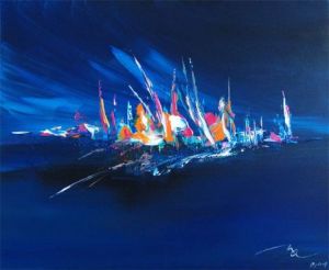 Peinture de Michael Aksamit: Saint-Malo