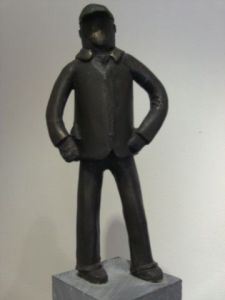 Sculpture de l'artistjee: Petit paysan 