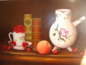 Peinture de jacqueline barbier-barny: douceur du matin