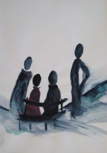 Peinture de Eliette Graf: Attente