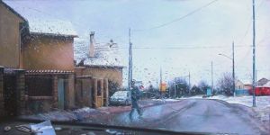 Peinture de Gilles Paul ESNAULT: Traversée