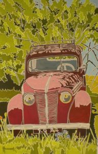 Peinture de vincent honnore: VIEUX TACOT