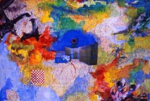 Peinture de Zabou M: l'éclipse