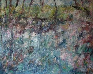 Peinture de philippe lamiral: paysage