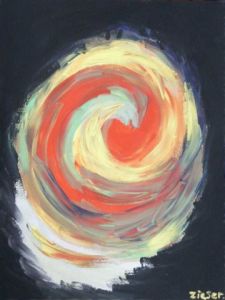 Peinture de Michele Zieser: Tu me fait sentir