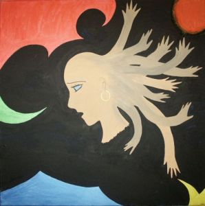 Peinture de Michele Zieser: La quête du bonheur