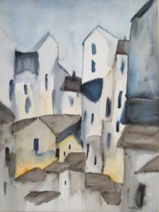 Peinture de Eliette Graf: Les quartiers