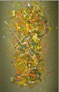 Peinture de Leila Ameddah : Bijoux berbère