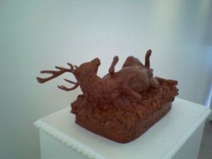 Sculpture de laurens: Dix cors à la souille