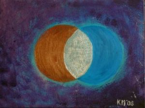 Peinture de Makrof Karima: Calm and Peaceful (2)