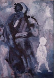 Peinture de farid daz: espoir