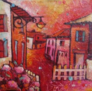 Peinture de Nathalie Pouillault  Boyaval: Chez Bill