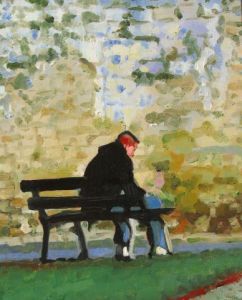Peinture de Dominique  Amendola : Solitude