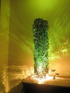 Artisanat de artmetal: lampe acier 