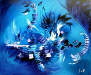 Peinture de benedicte boullet: eau vive