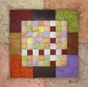 Peinture de Mireille PRECLOUX: Le fil de laine