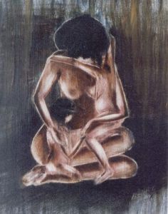 Peinture de Ghyslaine C L G: Détresse