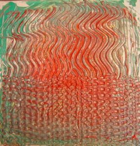 Peinture de Geritzen: Composition grillagée