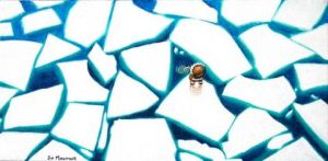 Peinture de Djoz: la mer se réchauffe