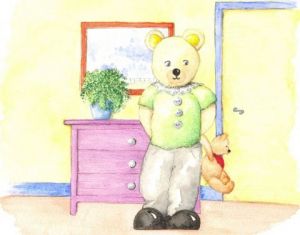 Dessin de Mireille PRECLOUX: Le Doudou