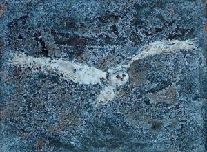 Oeuvre de Jacky DECERLE: CHOUETTE BLANCHE