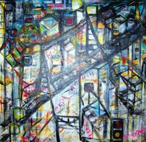 Peinture de OD' ILE : Ma City