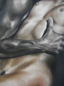 Dessin de chavanne marc: Corps à corps