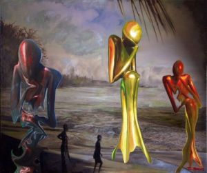 Peinture de jean louis manuel: Baie des penseurs