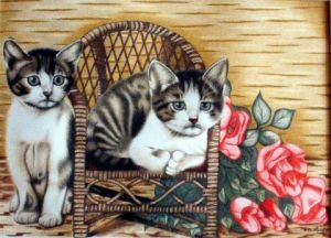 Dessin de SEVERINE NOIROT: Chats