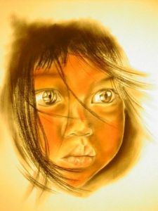 Dessin de chavanne marc: Fillette