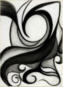 Dessin de Caco Dian: black lines