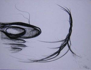 Dessin de Caco Dian: l' échappée