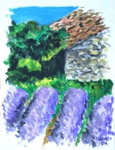 Peinture de Tiffany BAHRI: provence