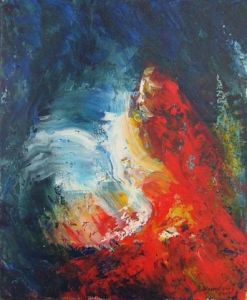 Peinture de Rene Vincent-Viry: Sur un air de Tosca