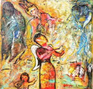 Peinture de OD' ILE : Lyrique