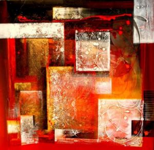 Peinture de dde  butterfly: lady in red