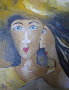 Peinture de Sonja Campens: Mirror love