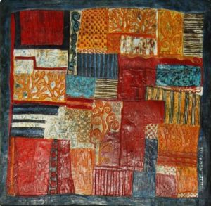 Peinture de lucie nouho: patchwork