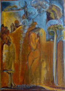 Peinture de Thierry Kedinger: Chant de la Sabéenne