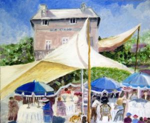 Peinture de Amira: Le Blue Cargo