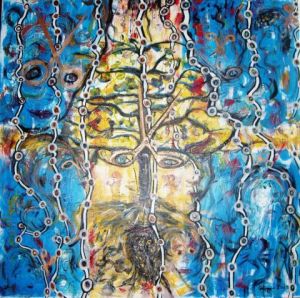 Peinture de OD' ILE : Mise en Look - New Look ou sur sa branche perchée...