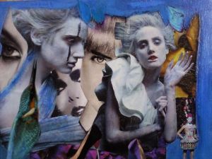 Collage de collakate: collage peinture