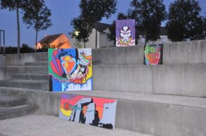 Photo de N Troy: Exposition toiles N. Troy