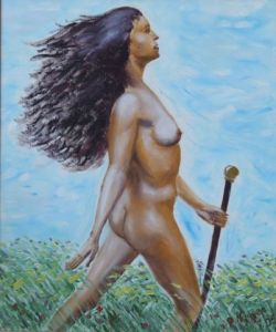 Peinture de patrick nguyen: la  liberté