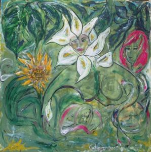 Peinture de OD' ILE : Un parfum nommé Désir ou SUCcombe