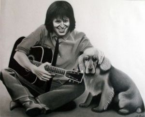 Dessin de SEVERINE NOIROT: Guitare à la main