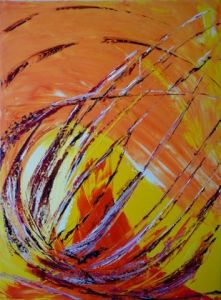 Peinture de PLUME NATHALIE MAISONNEUVE: Embouteillage