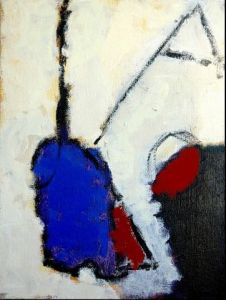 Peinture de mohamed rachidi: sans titre